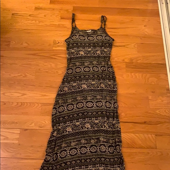 Forever 21 Backless Bohemian Maxi Dress/ Size M - Picture 1 of 7